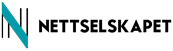 Nettselskapet logo sort turkis liggende v2